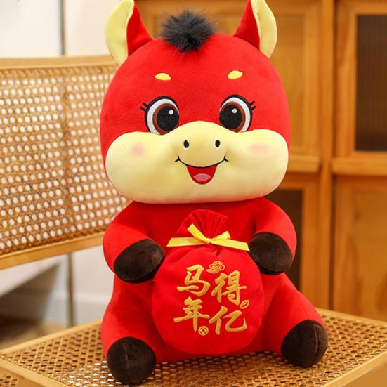 2026 Year of The Horse Stuffed Animal Plush Doll Chinese New