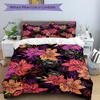 3pcs Floral Pattern Bedding Set, Breathable and Soft, Suitable for Bedroom Decor (1*Duvet Cover + 1/2*Pillowcases, No Core) yy250821157