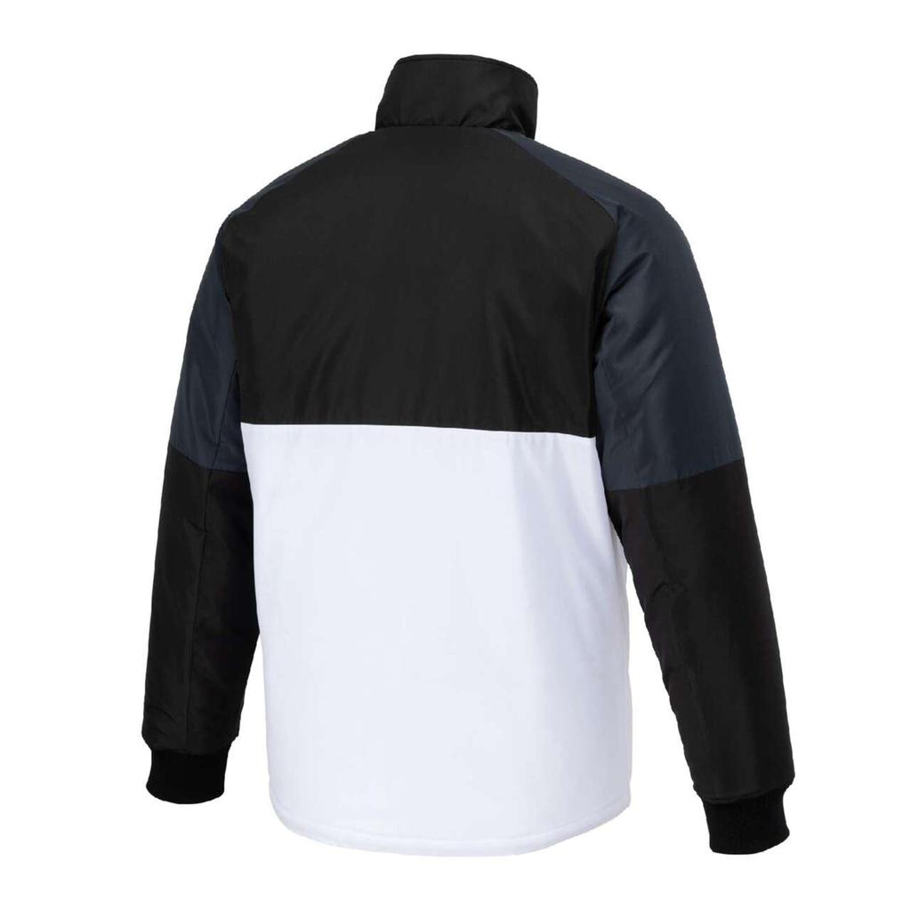 Куртка для тенниса с наполнителем, водоотталкивающая, стандартный силуэт 62MEB505, черный x белый [Mizuno]