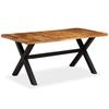 VidaXL Dining Table Acacia and Mango Wood 180x90x76 Cm