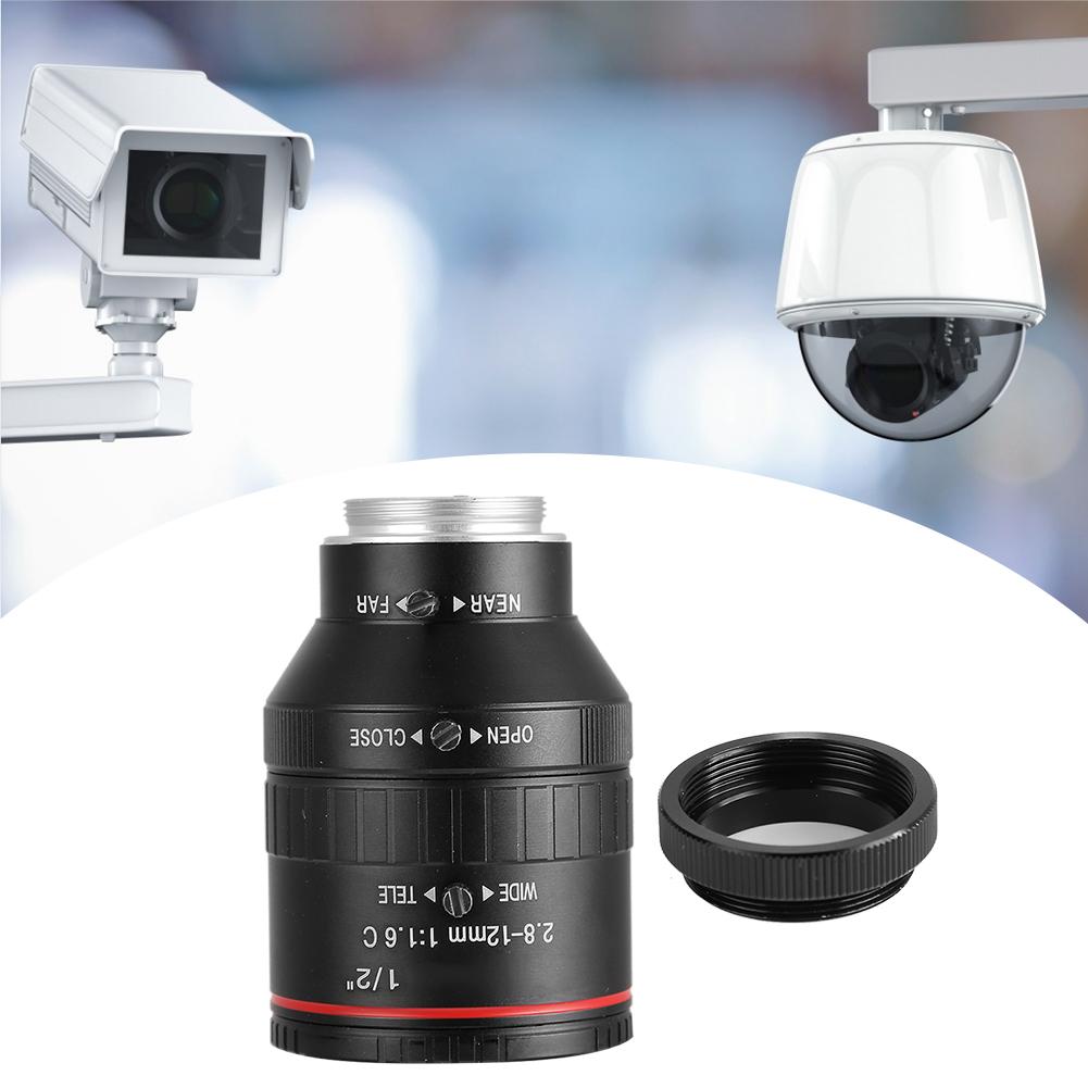 2.8-12mm 3MP 1/2 Manual Aperture C Mount Security Camera Lens CCTV