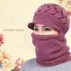 Knitted Scarf Cap Woolen Yarn Balaclava Beanies New Ski Mask Caps  Outdoor
