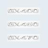 3D Trunk Emblem Badge Sticker for Lexus GX400 GX460 GX470 Letters Rear Logo ABS Chrome Silver/Glossy Black ABS1