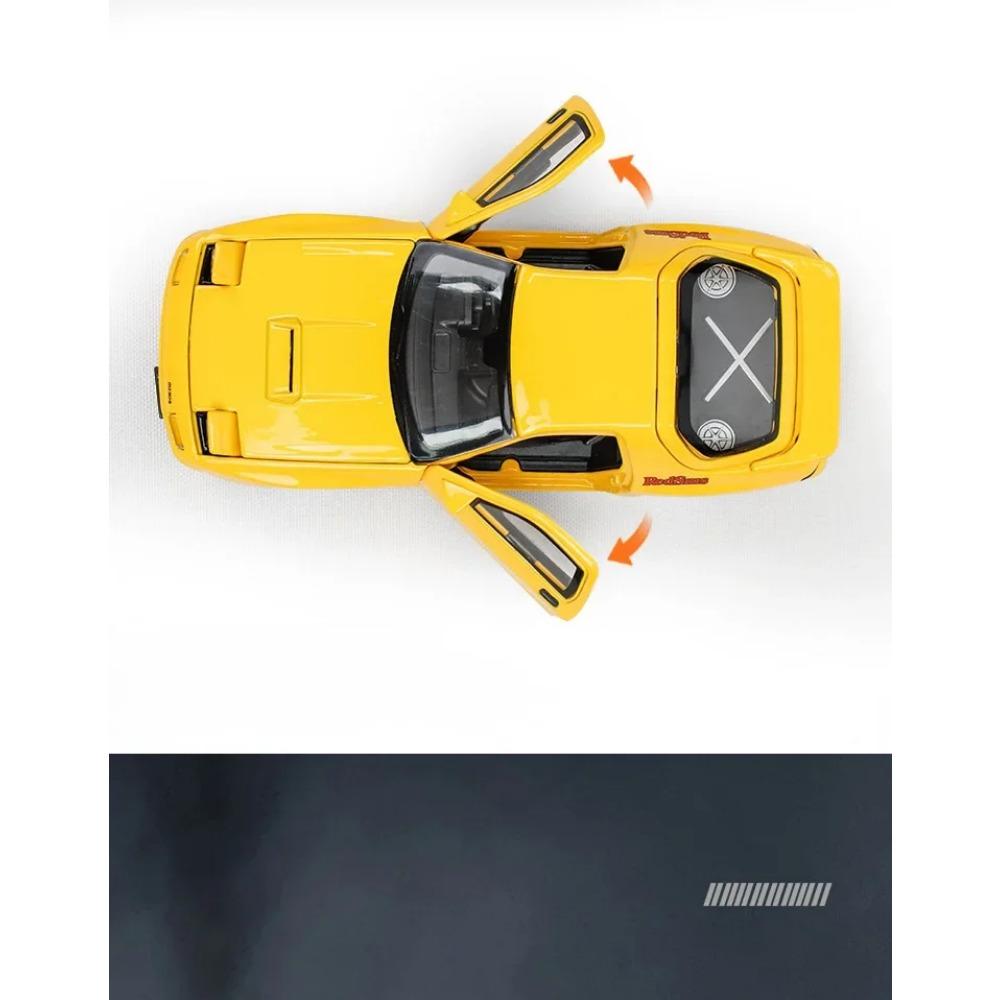 1/32 Mazda RX-7 литая модель автомобиля из металла спортивные транспортные средства модель высокая имитация звука и света коллекция детская игрушка подарок