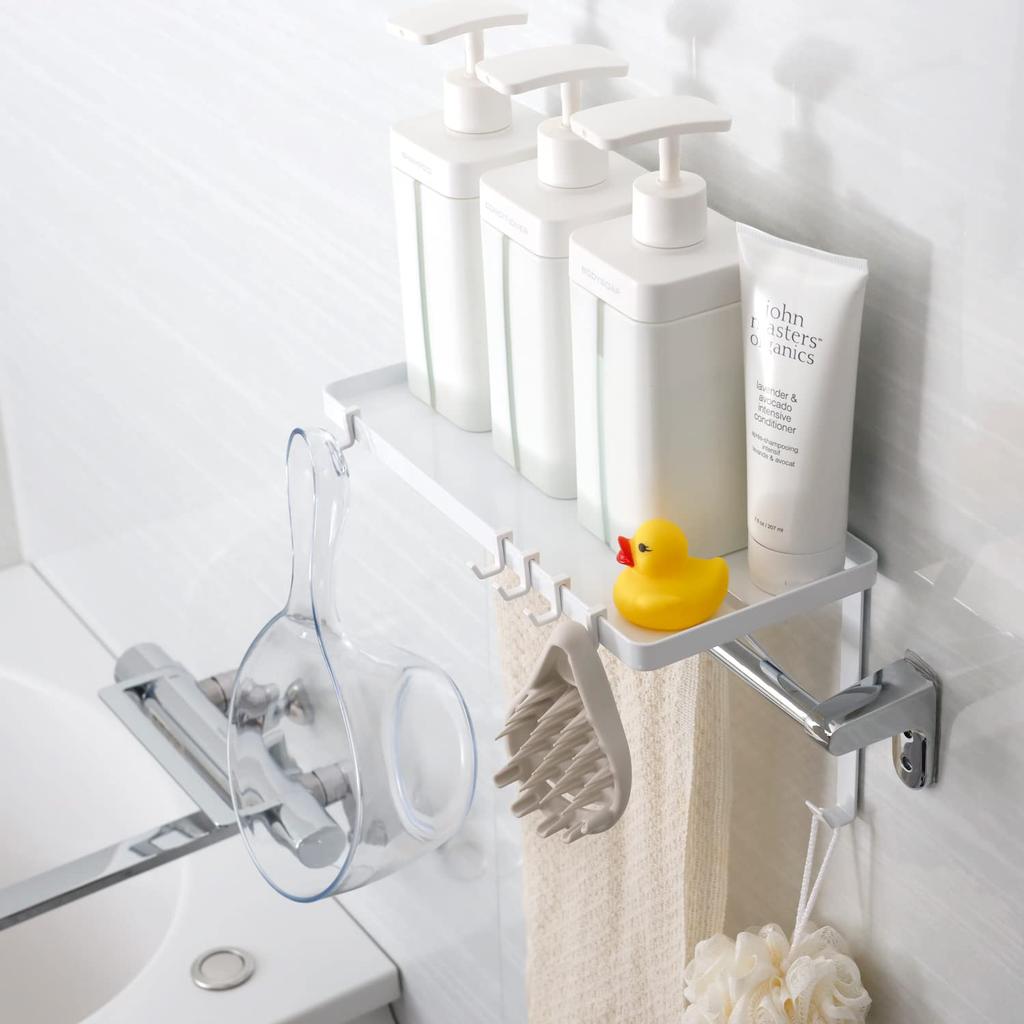 Yamazaki Jitsugyo вешалка для полотенец, большая, белая, 9374