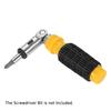Quick-change Magnetic Ratcheting Ratchet Screwdriver 5 Positions Bit Holder Sturdy Ratchet Tool KTY