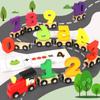 Magnetic Wooden Train with Letters & Numbers - Educational Toy for Ages 1-3