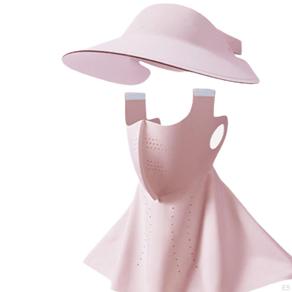 Солнцезащитная шляпа для лица, дышащая, охлаждающая, летняя, женская, для осмотра достопримечательностей