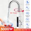 220V Instant Tankless Electric Hot Water Heater Faucet Temperature Display Kitchen Instant Heating Tap Water Heater 3000W