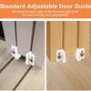 10pack Universal Pocket Door Bottom Guides Adjustable DIY Sliding Door Guide Durable Jamb Mounted Guide Pocket Doors