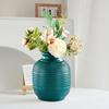 Plastic Flower Vase Indoor Outdoor Real Floral Dried Flower Holder Modern Arrangement Container Living