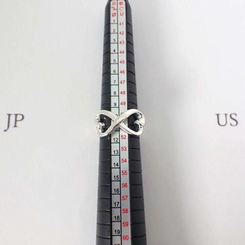 [Б/у] TIFFANY/Tiffany 925 Двойное кольцо с любящим сердцем/Нет. 11/г457-46