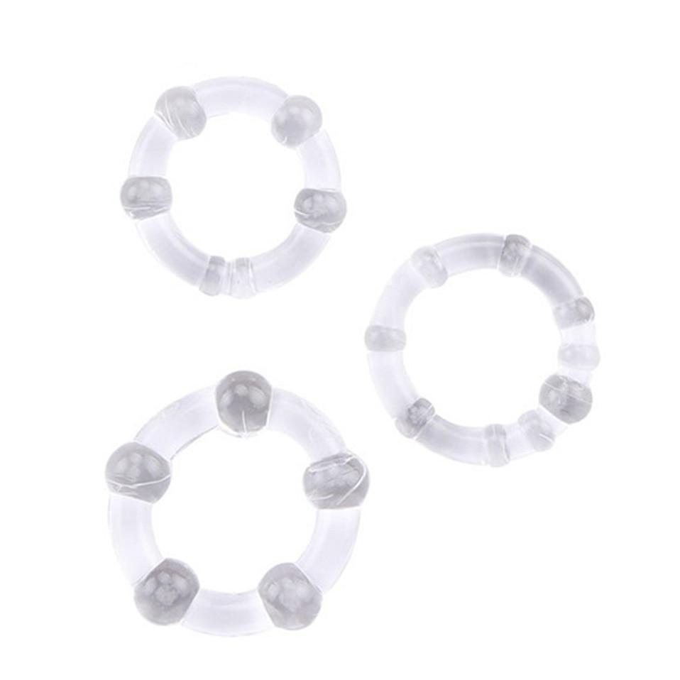 Кольца для пениса, 3 шт./компл., мужские кольца для эрекции, мужской усилитель задержки эякуляции, кольцо для пениса