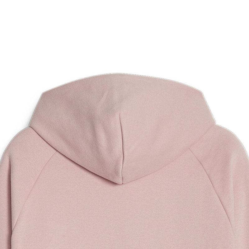 Puma Сплошной цвет, повседневная толстовка с капюшоном с заниженными плечами и длинными рукавами, топы унисекс, розовый 625301-23