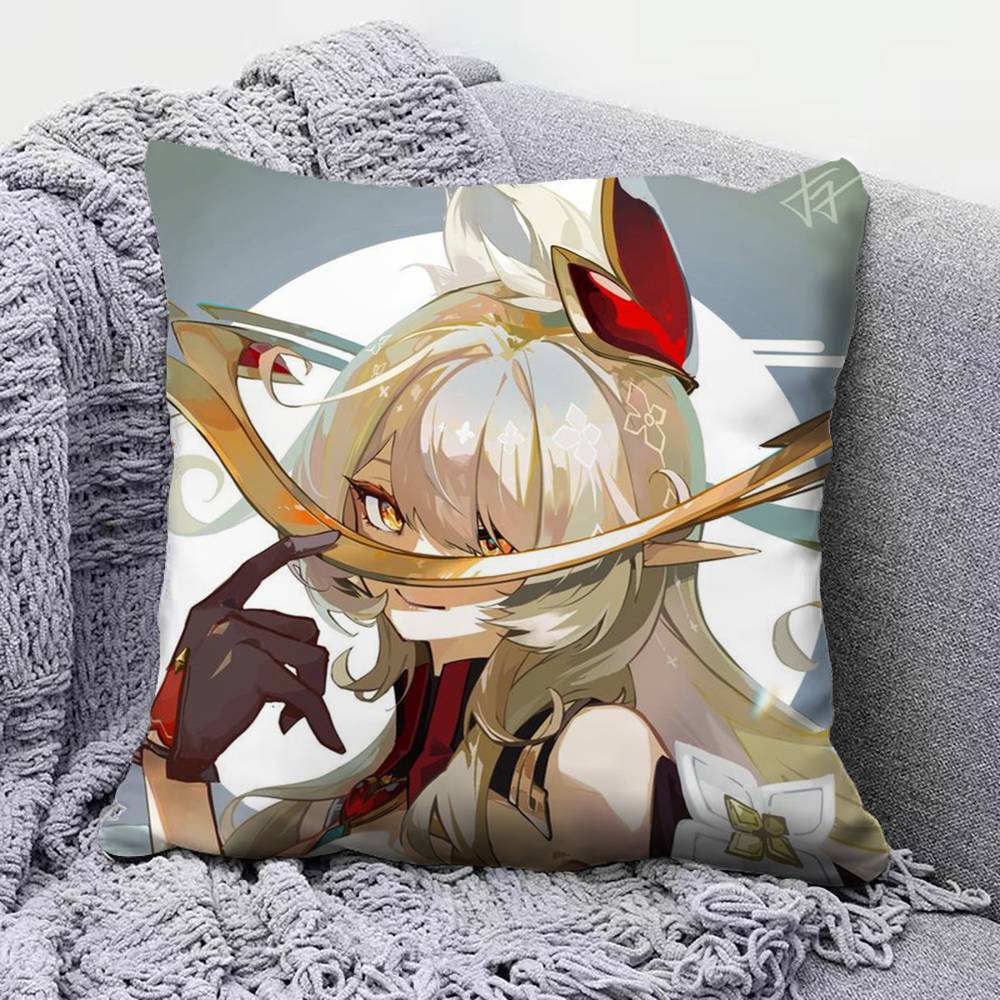 Подушки Genshin Impact Alice, Наволочки для домашнего дивана и Декоративные на заказ