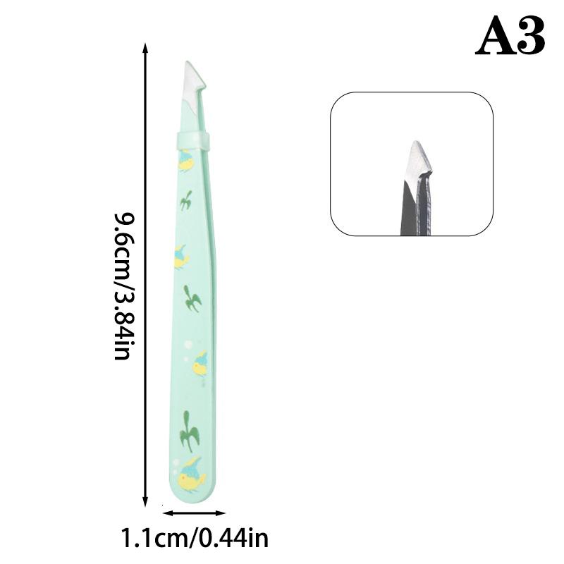 Пинцет для бровей, красочные волосы, красота, съемник тонких волос, наклонные зажимы для бровей из нержавеющей стали, инструменты для удаления макияжа