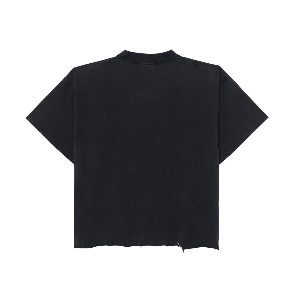 Balenciaga Футболка SS25 Обычный крой Унисекс Черный 783399TSVA21041