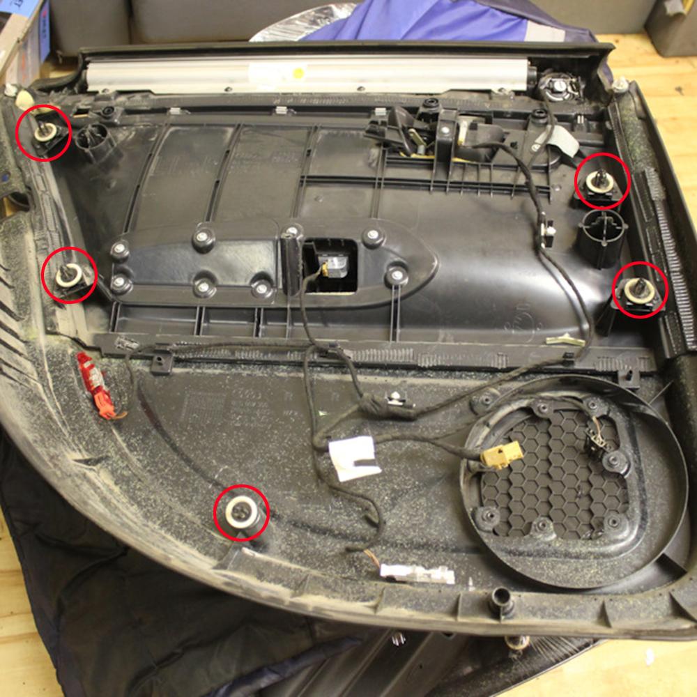 For VW Golf MK 5 6 1K 5K 2004 - 2009 2010 2011 2012 Car Door Card Panel Trim Rivet Inner Molding Upholstery Clip Replacement