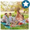 Waterproof Lattice Picnic Beach Blanket Foldable into a Beach Bag 200X200