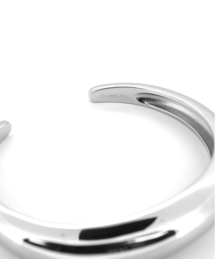 Узкий браслет из нержавеющей стали 316L серебристый M [LHME] Браслет/Хирургический (Гипераллергический)