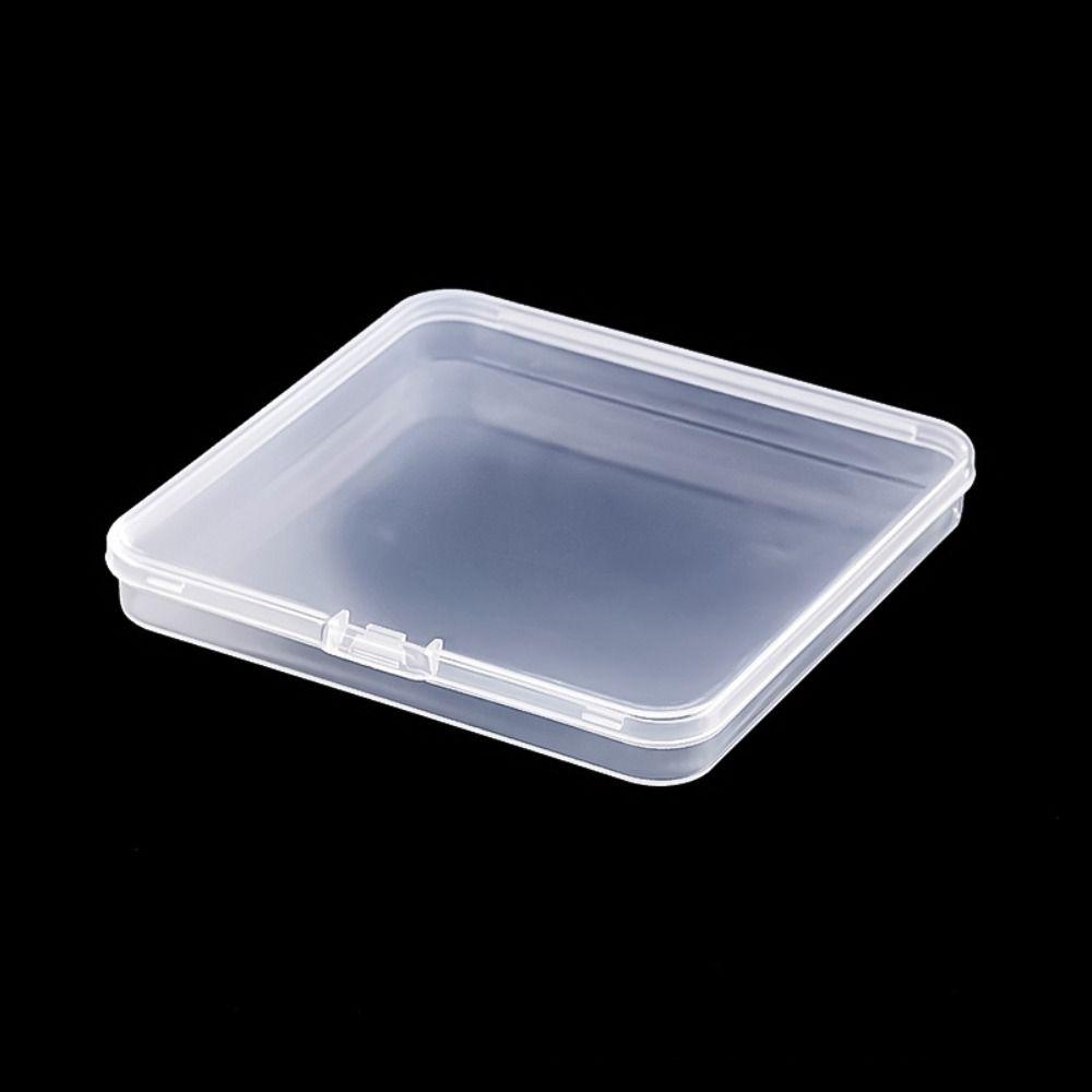 Square Jewelry Beads Container Transparent Power Tools Holder Portable Fishing Tools Accessories