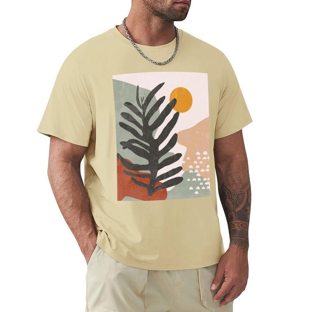 Абстрактная футболка Винтажная графическая футболка Хлопковые графические футболки Оверсайз Черная одежда для мужчин