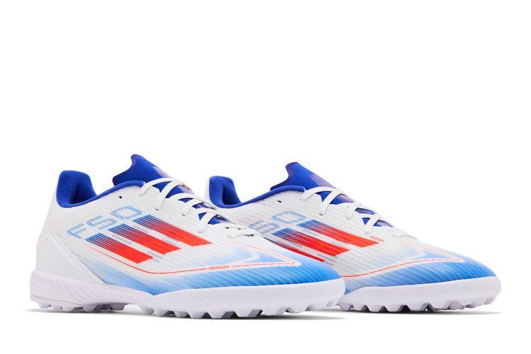 adidas F50 League Turf Cloud White Solar Red Lucid Blue Men's Sneakers