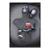 Romantic Abstract Metal Figure Statue Wall Art Canvas Painting Modern Living Room Interior Home Decoration Wall Painting Poster