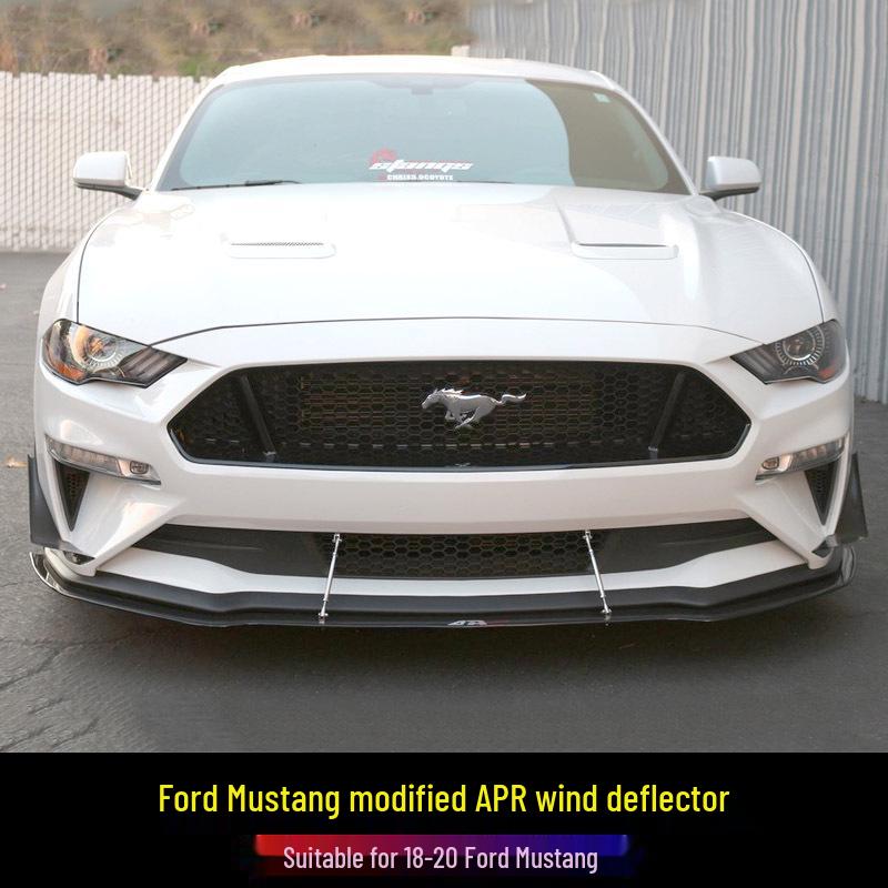 APR Carbon Fiber Wind Deflector Blade for 2018–2023 Ford Mustang Modifications