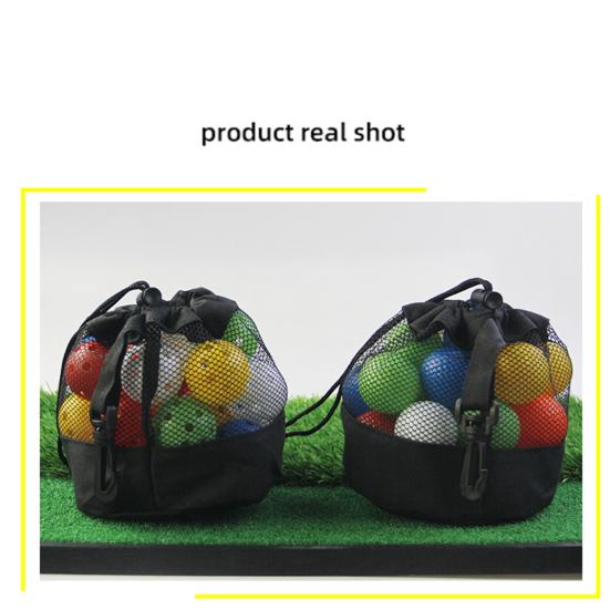 1/2 шт. сумка для мячей для гольфа нейлоновая сетка сумка для хранения мячей для гольфа затягивающиеся тройники для гольфа