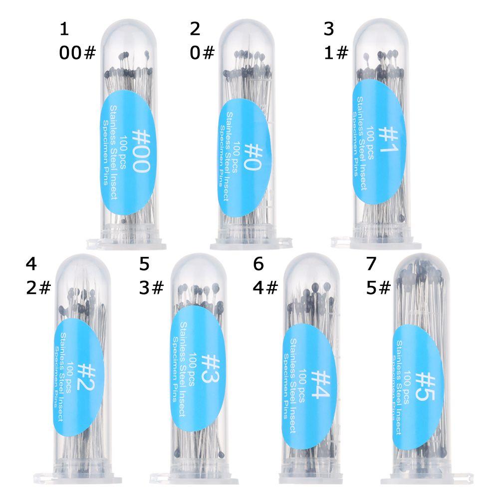 100Pcs Good Flexibility Pin High Hardness Education Entomology Specimen Pins Pin Insect Dissections Supplies Needle