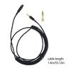 Flexible Coiled Cable Headphone Cable Compatible for K702 K712 K245 K240 K241 Q701 Models Gold Plated 6.35mm 3.5mm Plugs