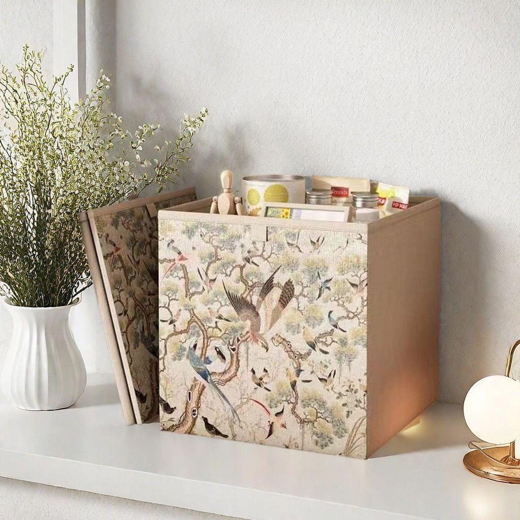 Imitation Rattan Woven Storage Basket for Toys, Clothes, and Household Items