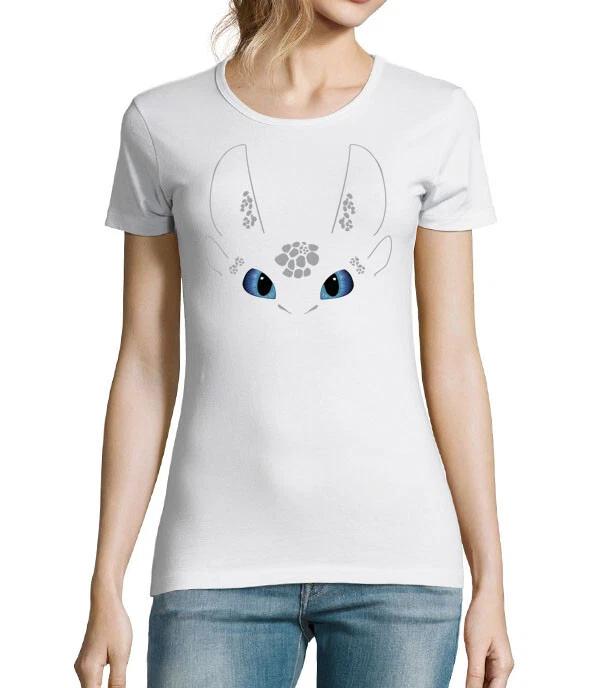 Light Fury Face How To Train Your Dragon Unisexs TShirt