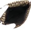 FENDI Zucchino Shoulder Bag 8BT075 Brown canvas Women Used