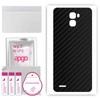 apgo Protective Skin Sticker for the Back Compatible with Oukitel K5000, Wrap Film, Foil, Vinyl - Pattern Carbon Black
