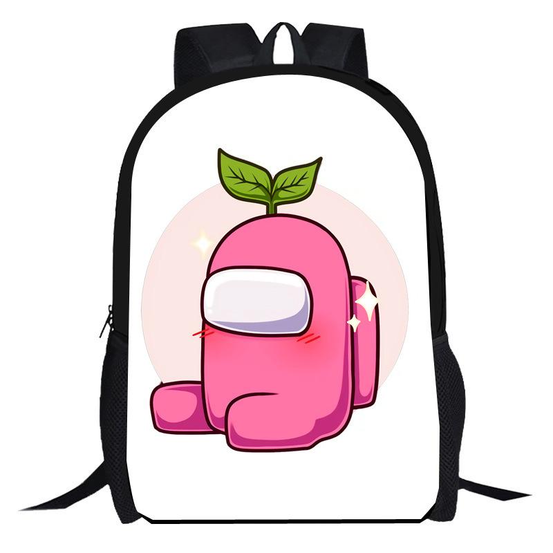 Amongi Schoolbag Anime Cartoon Game Merchandise Primary And Secondary School Backpack Backpack Pencil Case