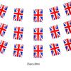 Union Triangular Bunting 25pcs British Flags 70th Anniversary England Flag Bunting for Queen s Platinum Jubilee Pub