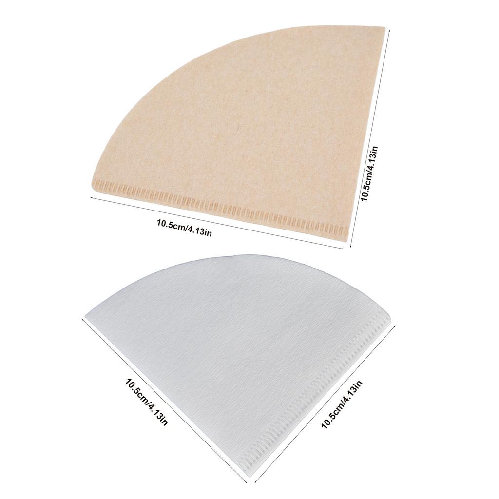 /мешок Кофейный фильтр бумажный неотбеленный одноразовый древесная целлюлоза бумага конусообразная форма для капельной кофеварки одноразовые фильтры для кофе