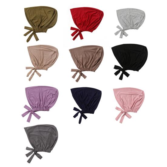 Женская основа для головы, однотонная эластичная лента, противоскользящая дышащая, один размер, защита головы, этническая шляпа для химиотерапии, головные уборы для пациентов