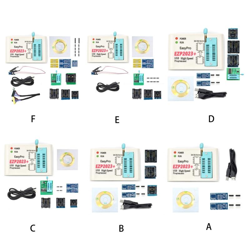 USB High Speed EZP2023 SPI Programmer Поддержка 25 H SPI 24 25 93 95 EEPROM + 5-12 адаптеров SPI H Программирование