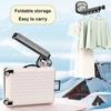 Portable Folding Drying Rack Traceless Wall Mounted Clothes Drying Rack Space Saving Clothes Hanger No Drilling Bathroom