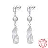 Jewelry 925 Sterling Silver Earrings Natural Freshwater Pearl Earrings