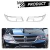 Крышки передних фар автомобиля ABS Лампа Украшение для Dodge Journey 2011-2020 Внешние аксессуары 