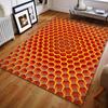 1 шт. Ковер с шестигранным сотовым узором для спальни, гостиной, прикроватный, под диван, напольный коврик, современный домашний декор, ковер, доставка на следующий день