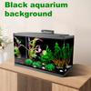 1pc Aquarium Background Static Cling Black Fish Tank Backdrop Aquarium Wallpaper Decorations Seamless Aquarium Backdrop For Fish
