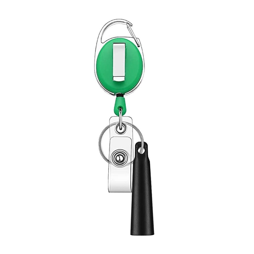 Elastic Pen Pull Holder Reel Retractable Pen Case Anti Lost Rope Pen Clip Carpenters