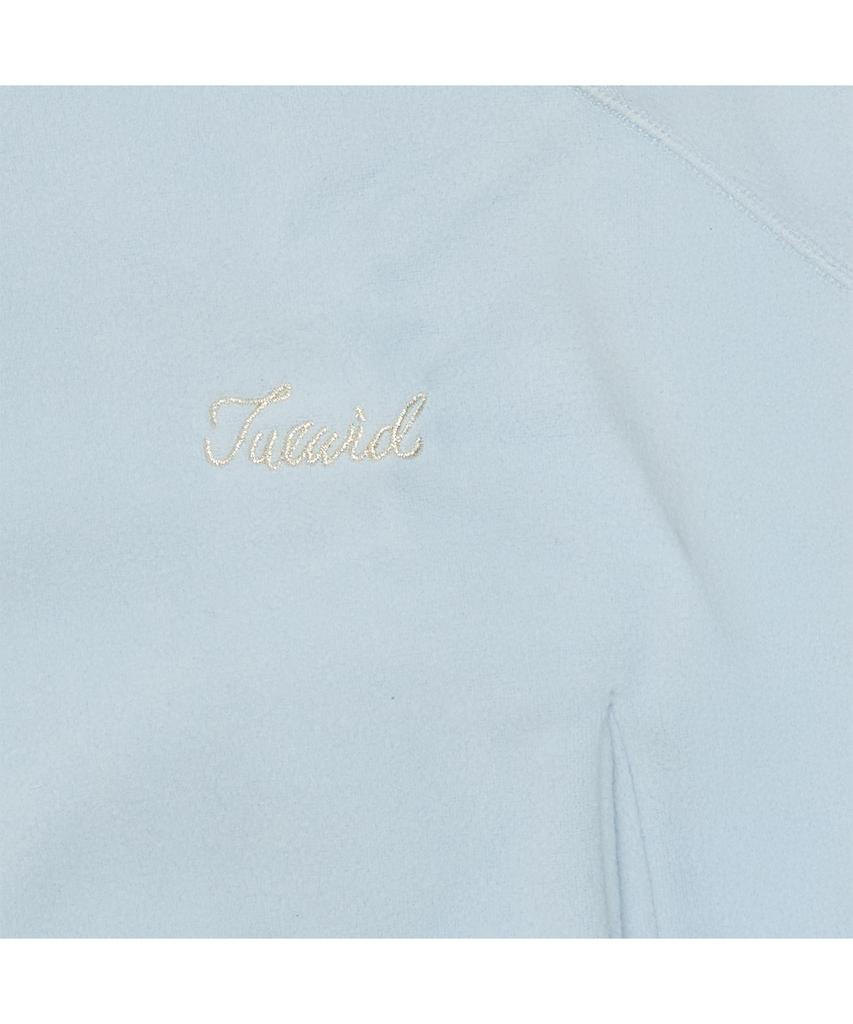 TUEWID Tuewid Light Weight Fleece Set Up Zip Up In Powder Blue