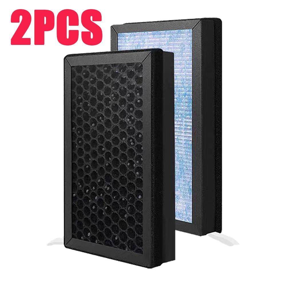 Air Filter For Tesla Model 3 Model Y Carbon Activated PM2.5 Cleaner Air Filter Conditioner Replacement Kit HEPA Activated Carbon