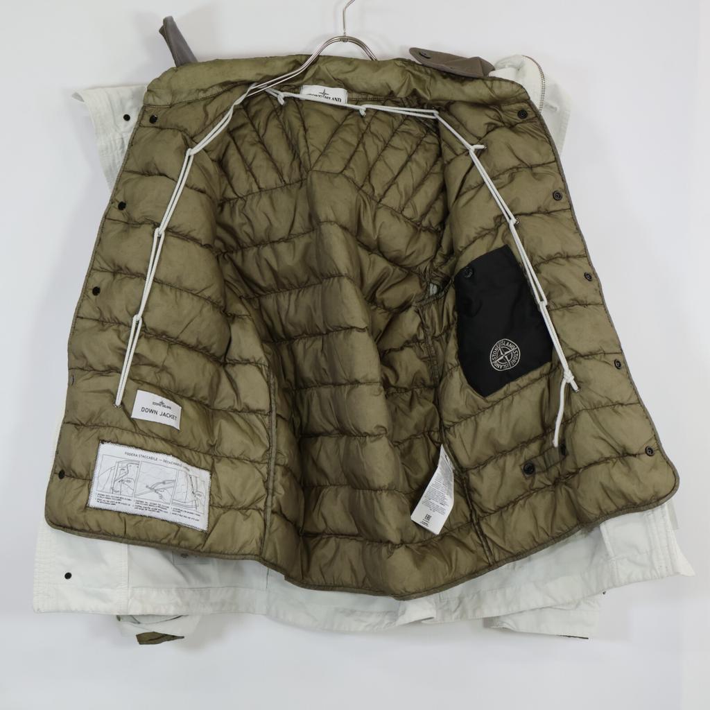 STONE ISLAND 15FW 631542749 Padded jacket with inner down Jacket M whiteUsed